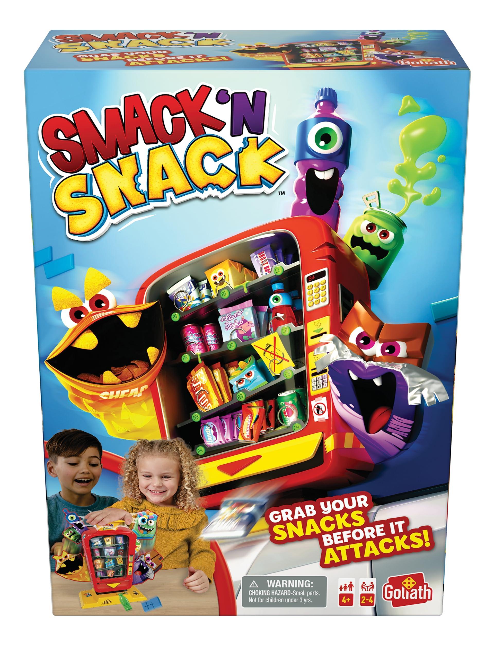 Goliath Goliath Smack \'N Snack Game - Collect Snacks from Vending Machine Before Monsters Attack! - Ages 4 and Up, 2-4 Players