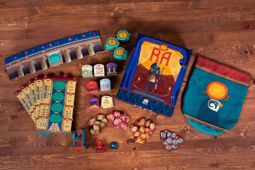 25th Century Games RA , Classic Award Winning Bidding Strategy Board Game for 2 to 5 Players by Reiner Knizia , 25th Century Games