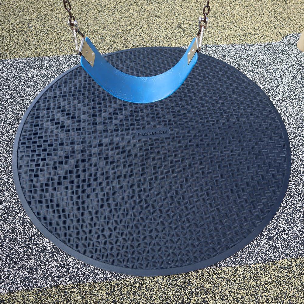 Rubber-Cal Rubber-Cal Circular Rubber Swing Set Mat - 54 Diameter
