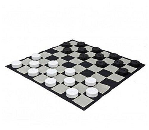 MegaChess MegaChess Giant Chess Set - 25 inch King with Giant Checkers Set and Giant Quick Fold Chess Mat