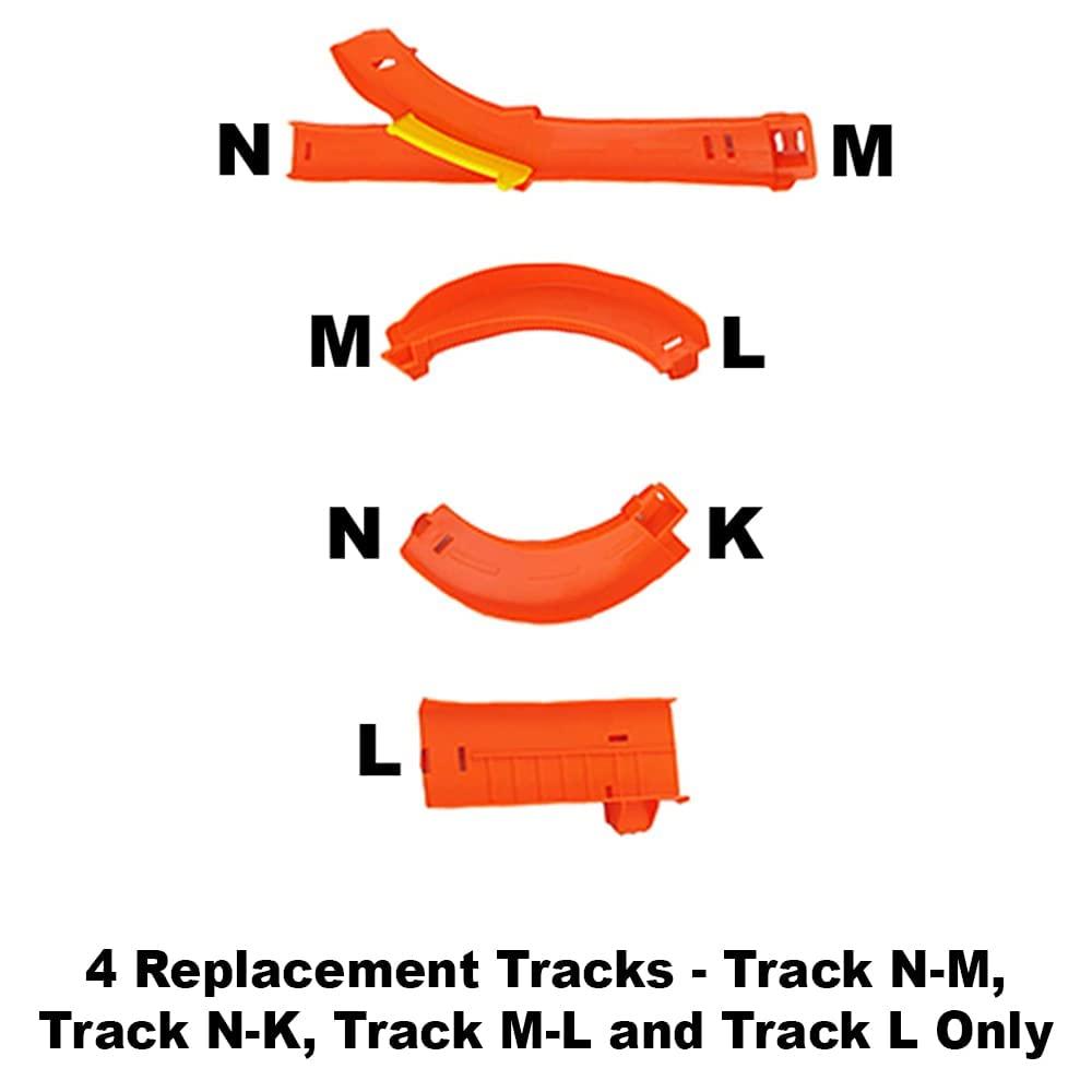 Hot Wheels Hot Wheels Replacement Parts Ultimate Garage Vehicle Playset - FTB69 ~ Replacement Track Bag ~ Includes Track N-M, Track N-K, Track M-L and Track L