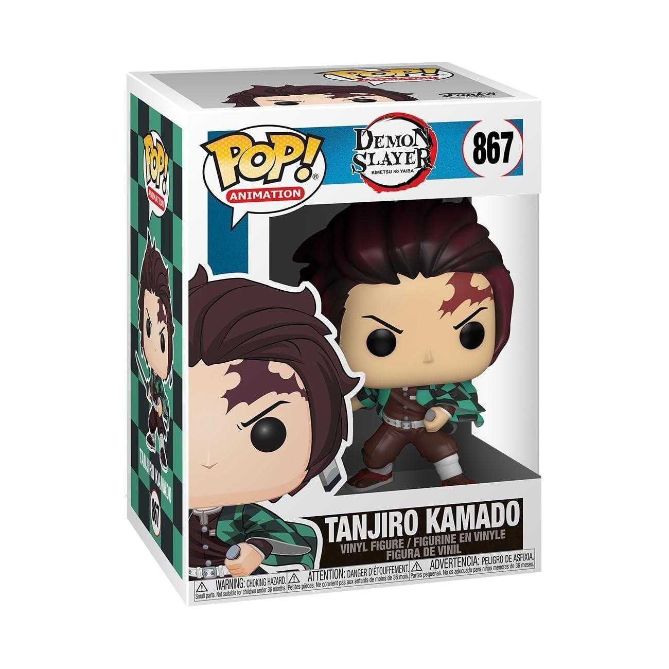 Funko Funko POP Animation: Demon Slayer- Tanjiro Kamado, Multicolor