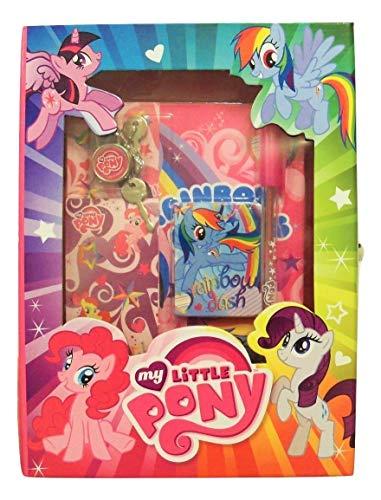 My Little Pony My Little Pony Bundle of 5 Activity Gift Set Items ~ Friendship is Magic (Jumbo Coloring and Activity Book, Christmas themed activity booklet, Boxed Secrets, Play Pack, Tattoos)