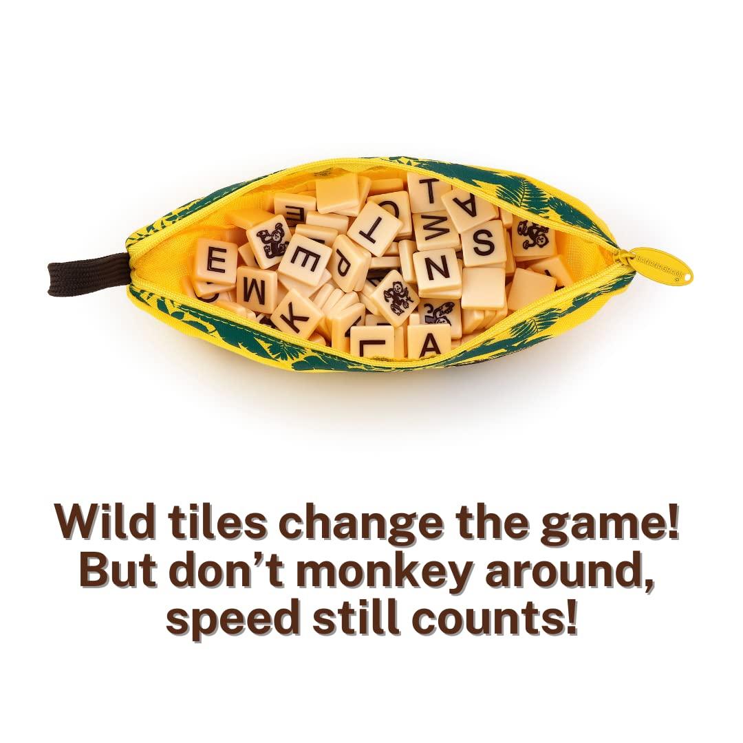 Bananagrams Bananagrams WildTiles Vocabulary Building and Spelling Improvement Lettered Tile Game for Ages 7 and Up