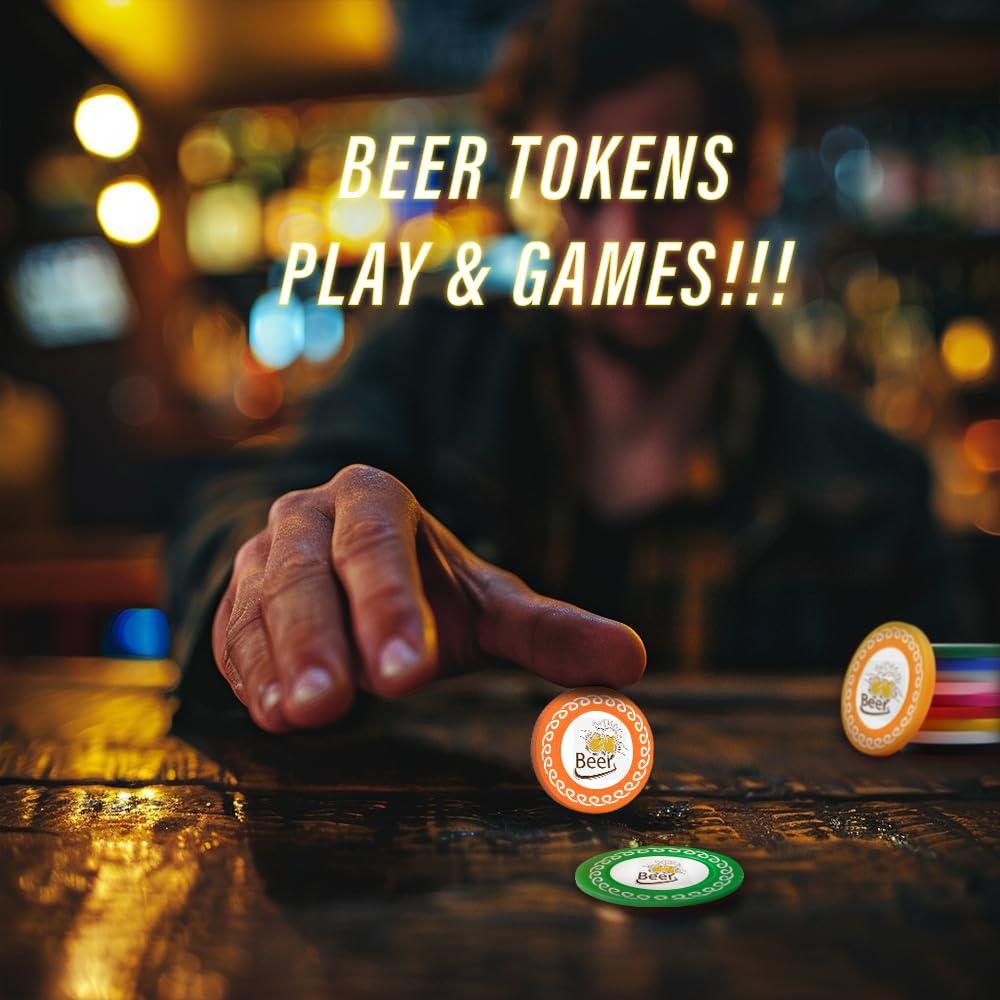 Sunyoungift Sunyoungift 100 Custom Game Poker Chips, Personalized with Your Text and Logo, for Board Game, Casino Night and Poker Tournament (Green)