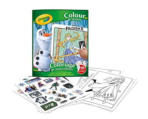 Crayola Crayola Frozen 2 Coloring Pages & Sticker Book, Gift for Kids, Ages 3, 4, 5, 6