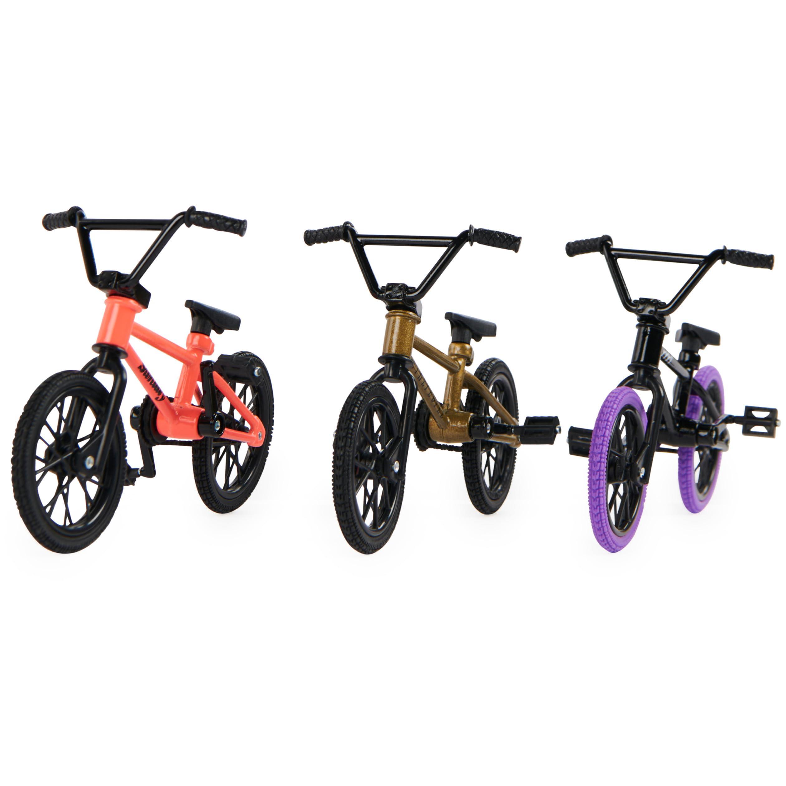 TECH DECK TECH DECK, BMX Finger Bike 3-Pack, Collectible and Customizable Mini BMX Bicycle Toys for Collectors, Kids Toys Ages 6 and Up (Amazon Exclusive)
