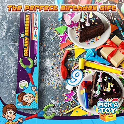 PICK A TOY Interactive Toy Grabber, Robot Hand and Robotic Claw, 3 Pc Set, Fun Early Learning and Hand-Eye Coordination Play, Long 18 Inch Arm, Strong Grasping Tool