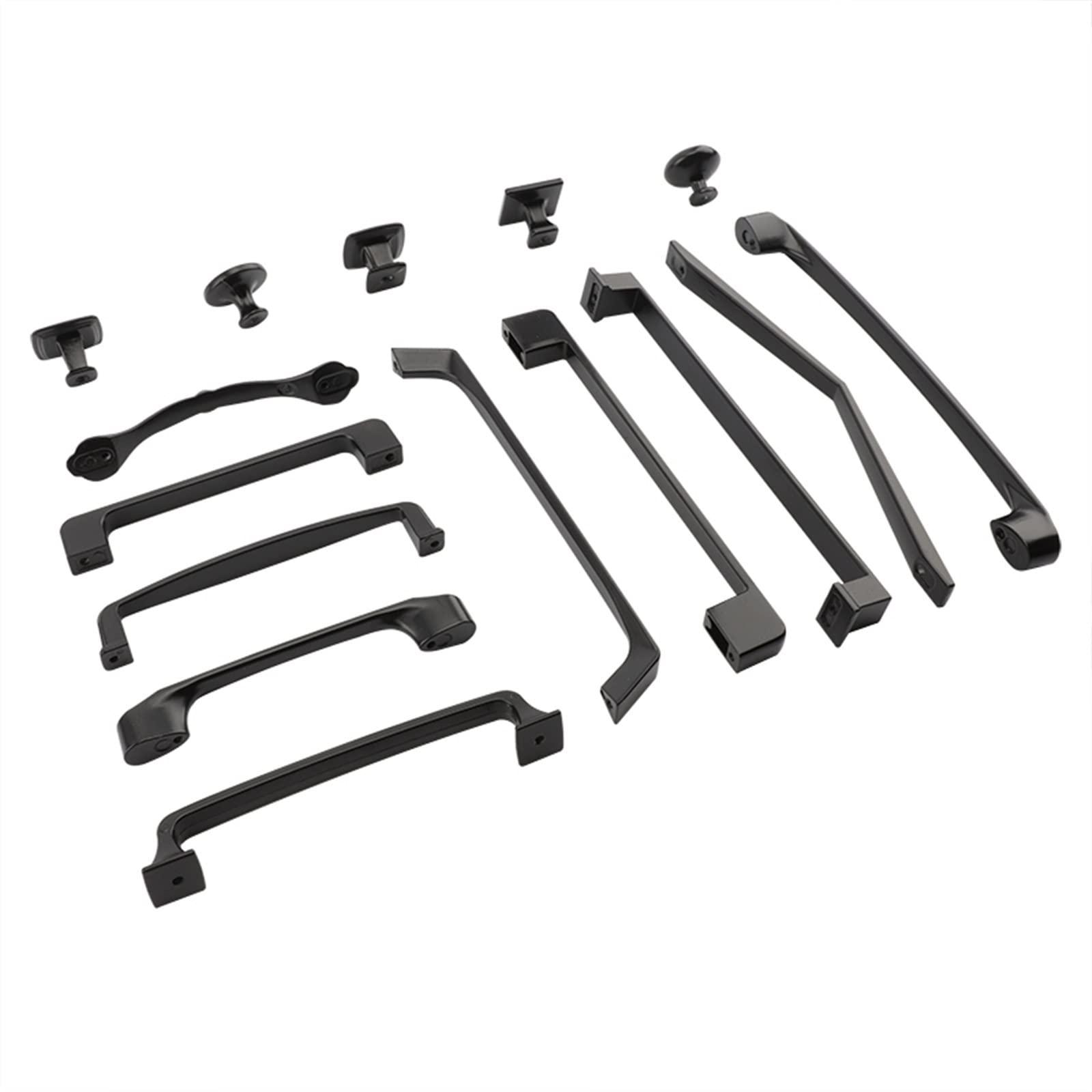 AHAFEI Black Handles for Furniture Parts Cabinet Knobs and Handles Kitchen Handles Drawer Knobs Pulls Cupboard Hardware Accessories 1Pcs (Color : AB8-2)