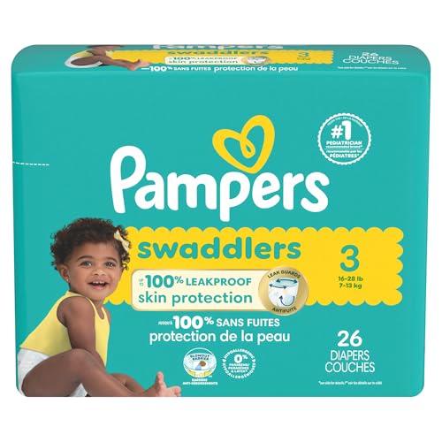 Pampers Pampers Baby Diapers - Swaddlers - Size 3, 26 Count, Ultra Absorbent Disposable Infant Diaper