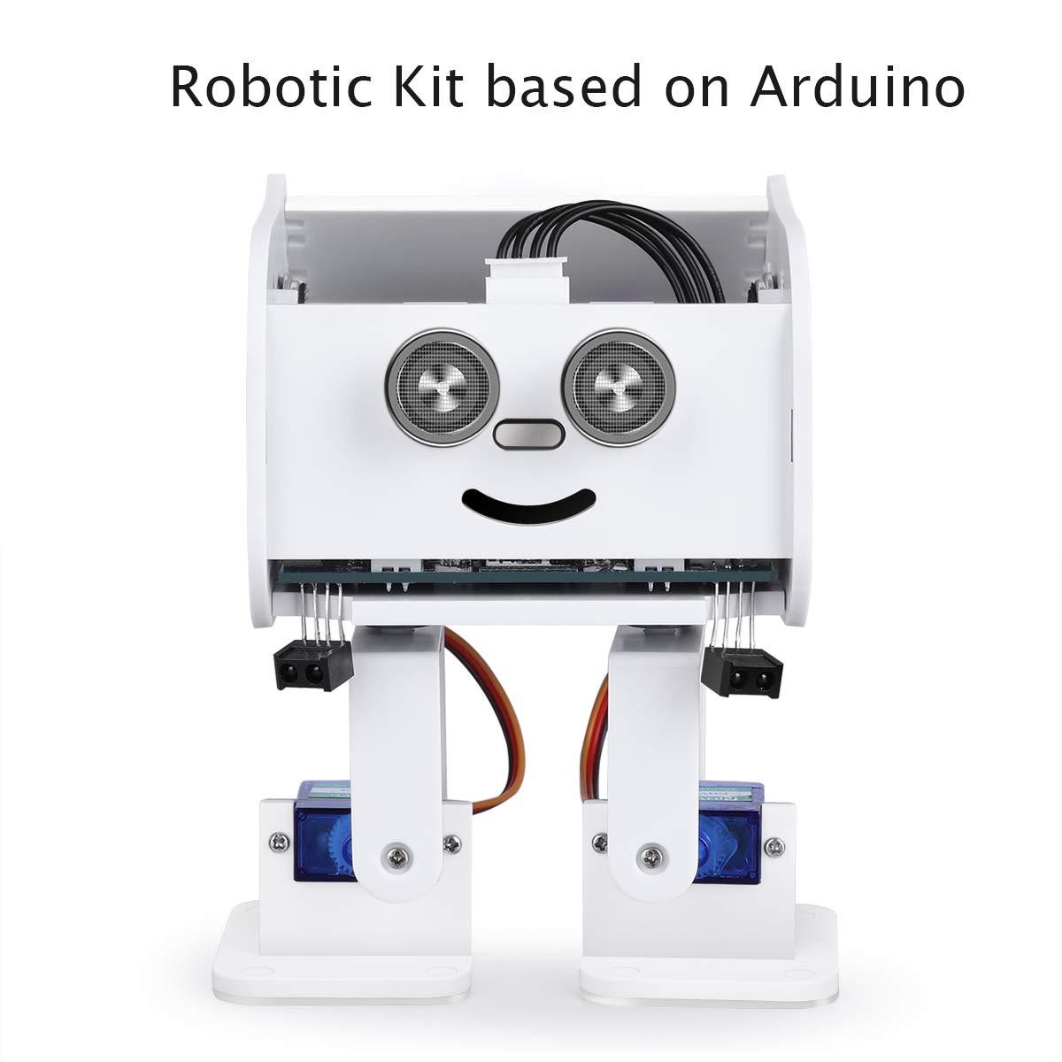 ELEGOO ELEGOO Penguin Bot Biped Robot Kit Robotics for Kids Adults Coding for Kids 8-12 STEM Kits for Kids Ages 12-14 14-16 Boys Toys Teens Circuits Engineering Kits Compatible with Arduino