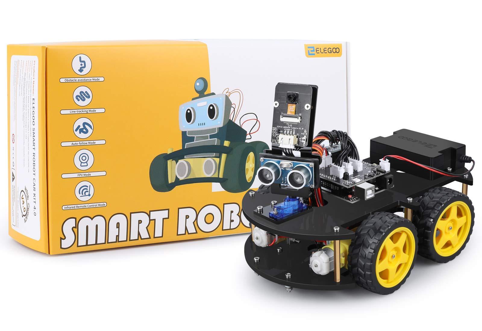 ELEGOO ELEGOO UNO R3 Project Smart Robot Car Kit V4 & ELEGOO Conqueror Robot Tank