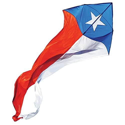 In the Breeze In the Breeze 3357 Texas 77\" Wave Delta Kite Easy Flying Single Line Large Ripstop and Taffeta Kite