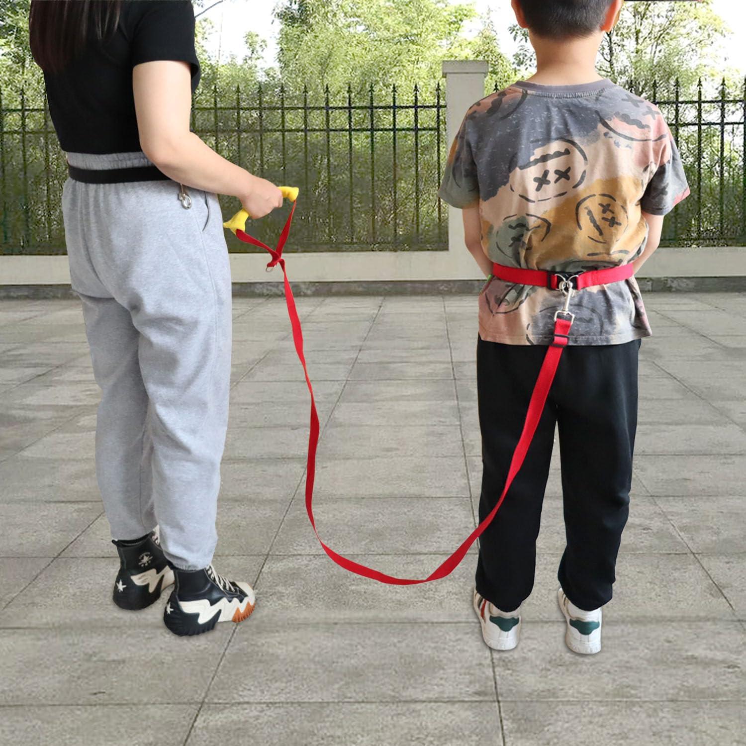 pinklilycare pinklilycare Autism Hands Free Safety Belt Walking Harness for Bigger Children with Adjustable Tether for ADHD Special Needs