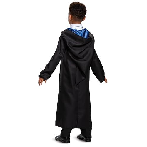 Disguise Disguise Harry Potter Ravenclaw Robe, Official Wizarding World Costume Robes, Classic Kids Size Dress Up Accessory, Child Size Small (4-6), Black & Blue