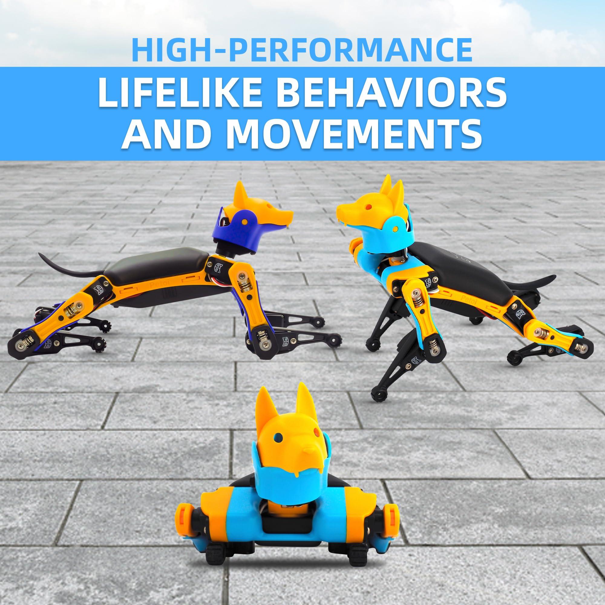 Petoi Petoi Bittle Robot Dog Kit(Construction) | Coding Smart Robot Pet, Quadruped Robot Kit for STEM & Robotics Education | Programmable Open Source, App Control IoT Robot for Engineers, Geeks, & Students