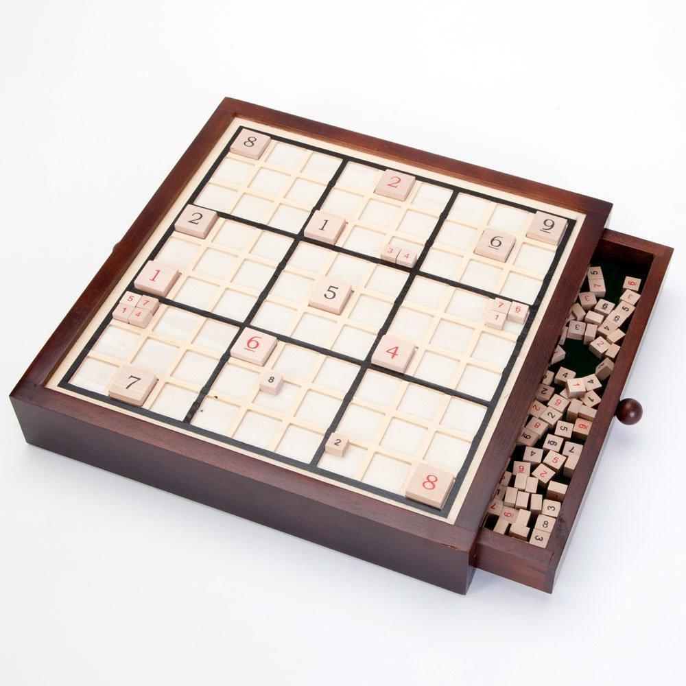 Bits and Pieces Bits and Pieces Deluxe Wooden Sudoku Board Game