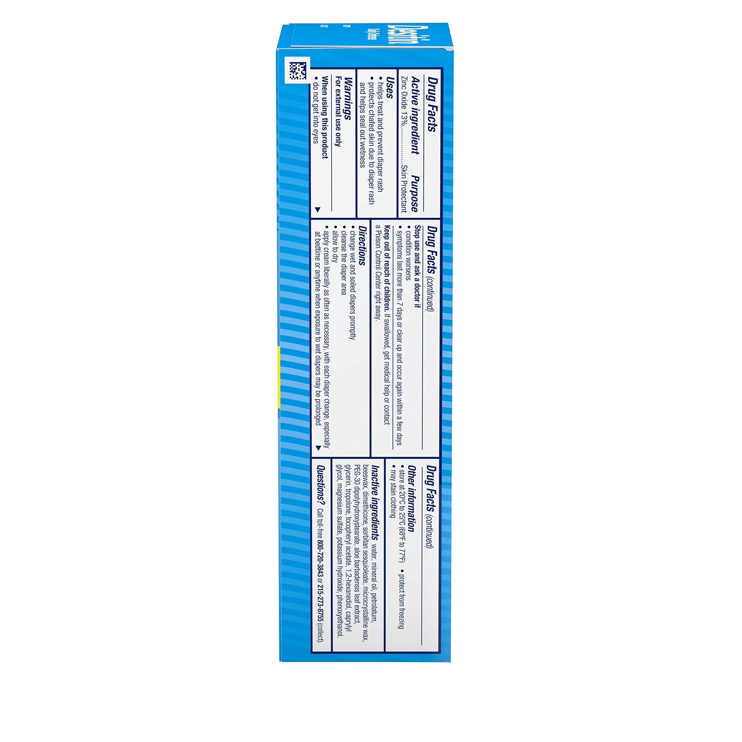 Desitin Desitin Daily Defense Baby Diaper Rash Cream with Zinc Oxide to Treat, Relieve & Prevent diaper rash, 4 oz