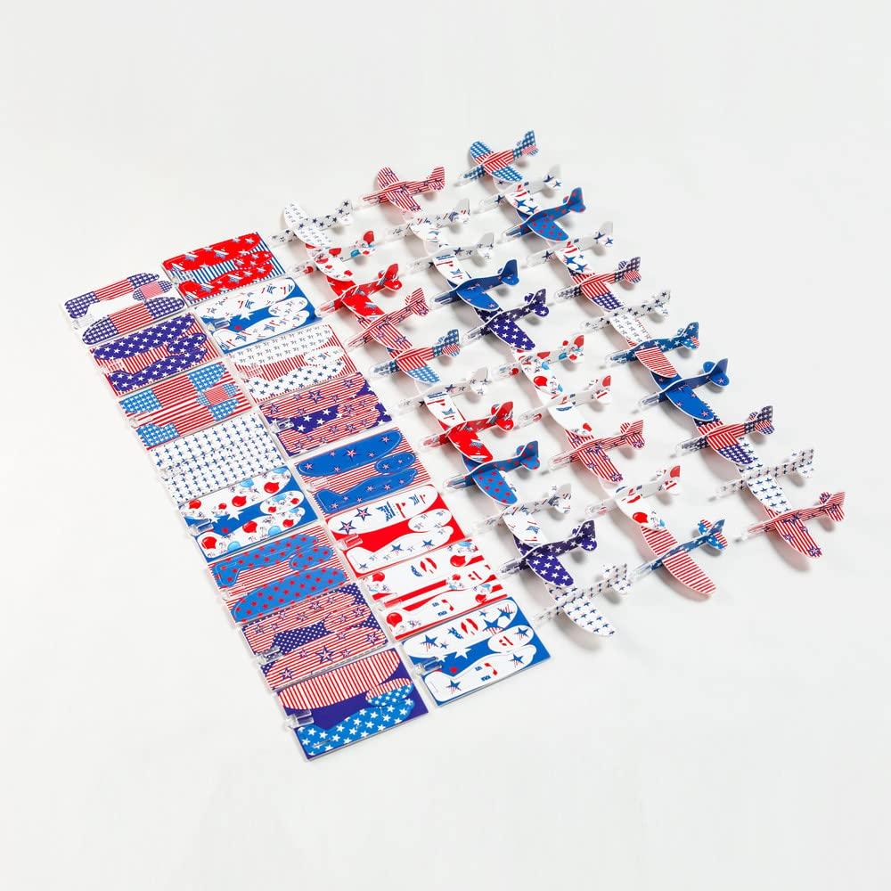 Defemim Defemim 32 Pack Glider Planes for Kids,Foam Glider Plane Toy,Foam Gliders Planes Toys for Kids,16 Designs,for Boys and Girls Birthday Party Favors,Classroom Prizes,party favors kids