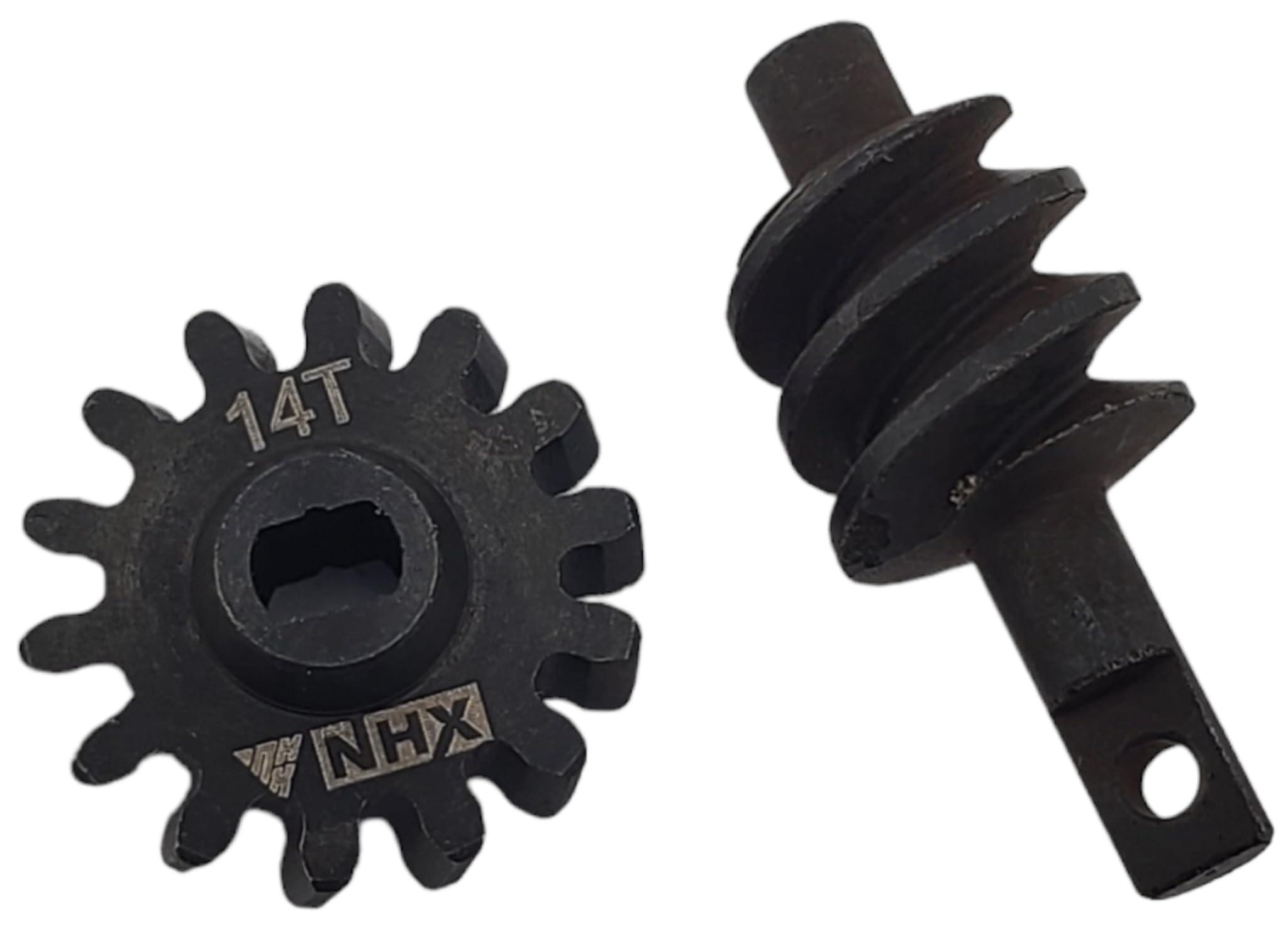 NHX NHX RC Metal Overdrive Differential Worm Gear 14T Set for SCX24