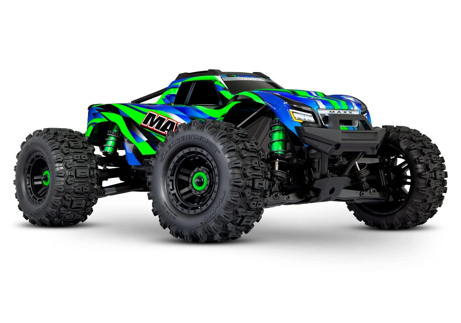 Traxxas TRAXXAS Maxx Wide Green 1:10 RC Model Car Monster Truck 4WD RTR 2.4GHz