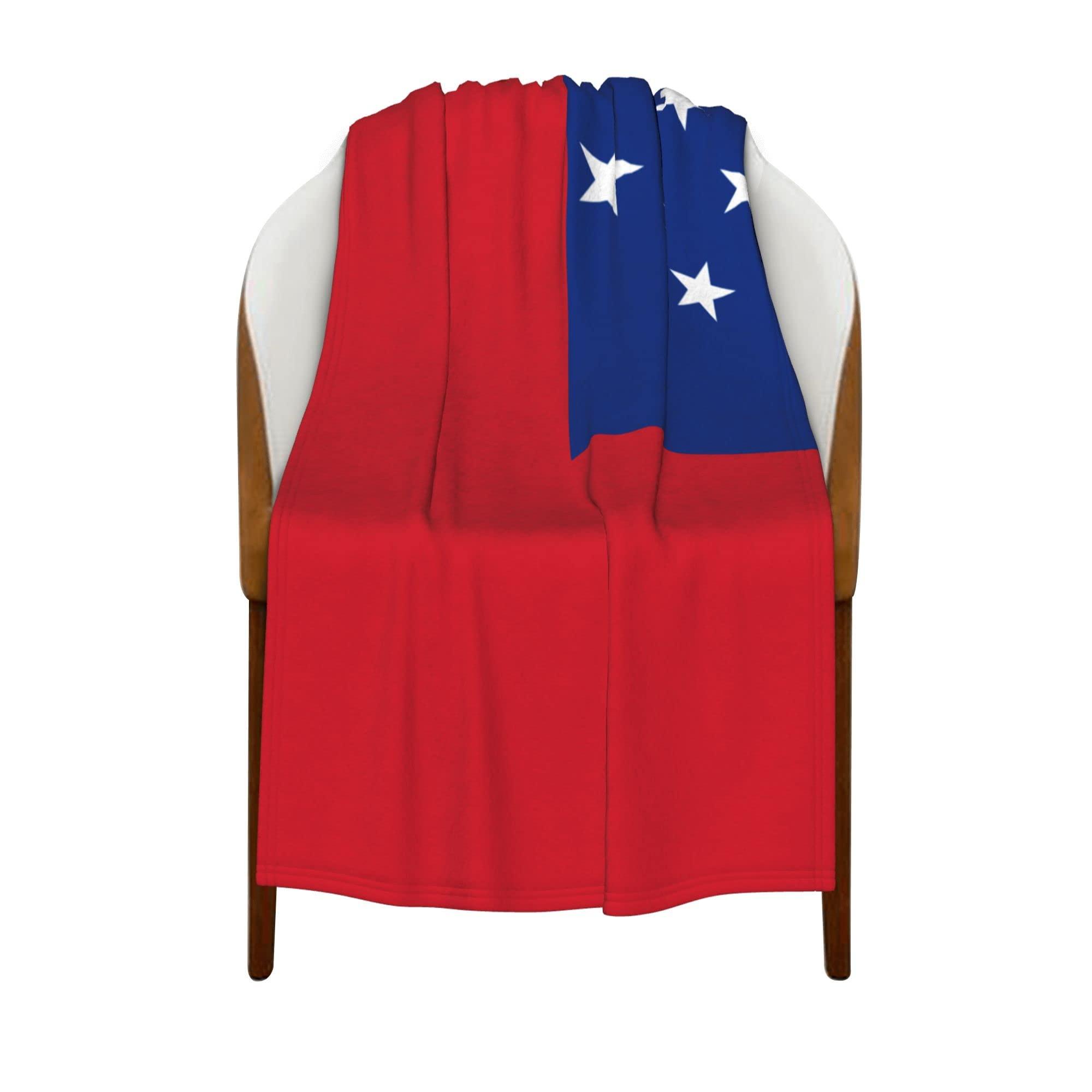 QG ZZX QG ZZX Samoan Flag Baby Blanket for Boys Girls Crib Blanket Stroller Blanket