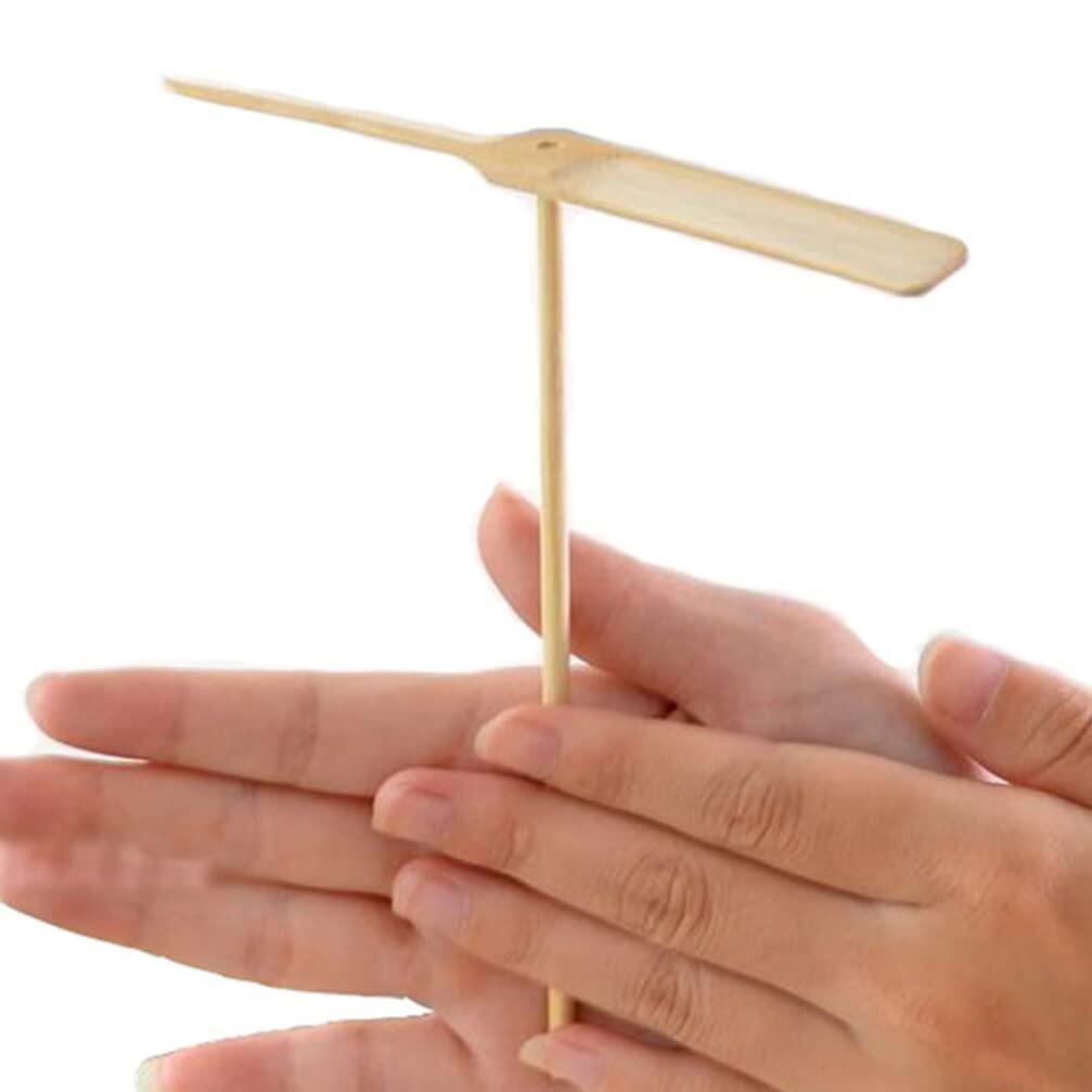 Zerodeko Zerodeko 20pcs Bamboo Dragonfly Kids Playthings Outdoor Flying Toys Party Favors Kids Throw and Catch Toy Exercise Toy Kids Flying Toys Interactive Toys Children Toy Garden Flying Toys