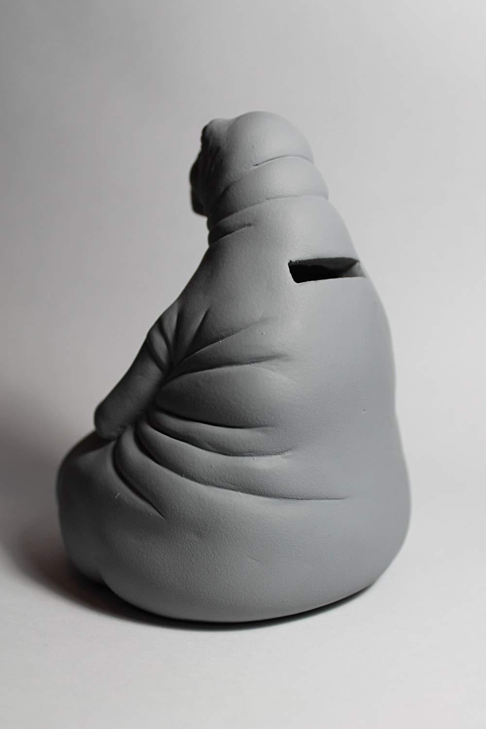 DRSHO Zhdun Meme Homunculus Loxodontus Plaster Gypsum Sculpture Piggy Money Bank Moneybank Moneybox Waiting Awaiter Toy