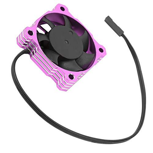 Gavigain Gavigain RC Cooling Fan, 40mm Motor Cooling Fan for RC Cars 16000RPM Brushless ESC Alluminum Motor Cooling Fan High Speed RC Cooling Fan for RC Vehicles (Purple)