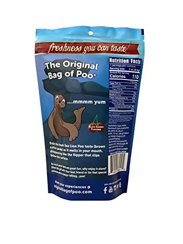The Original Bag of Poo The Original Bag of Poo, Sea Lion Poop (Brown Cotton Candy) for Novelty Poop Gag Gifts