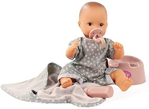 Gtz Gotz Aquini 13\" Avacado Girl Drink & Wet Bath Baby Doll with Pacifier, Towel and Potty