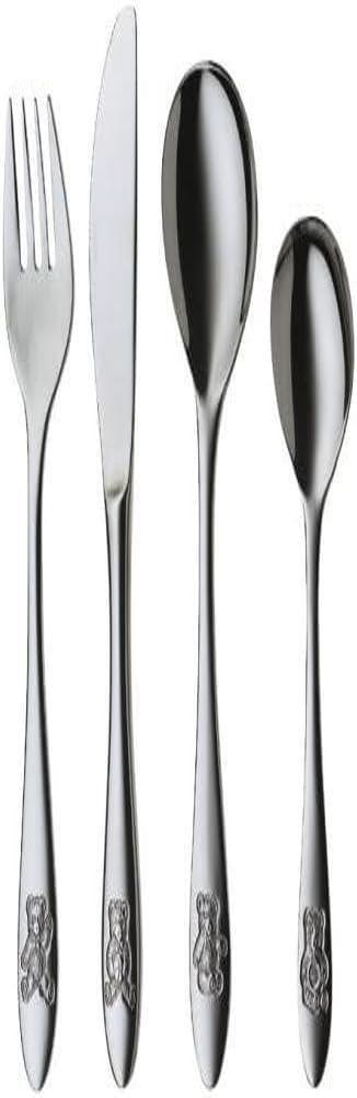 Silit Silit 4-Parts Child's Pezzy Cutlery, 48 x 48 x 28 cm, Silver