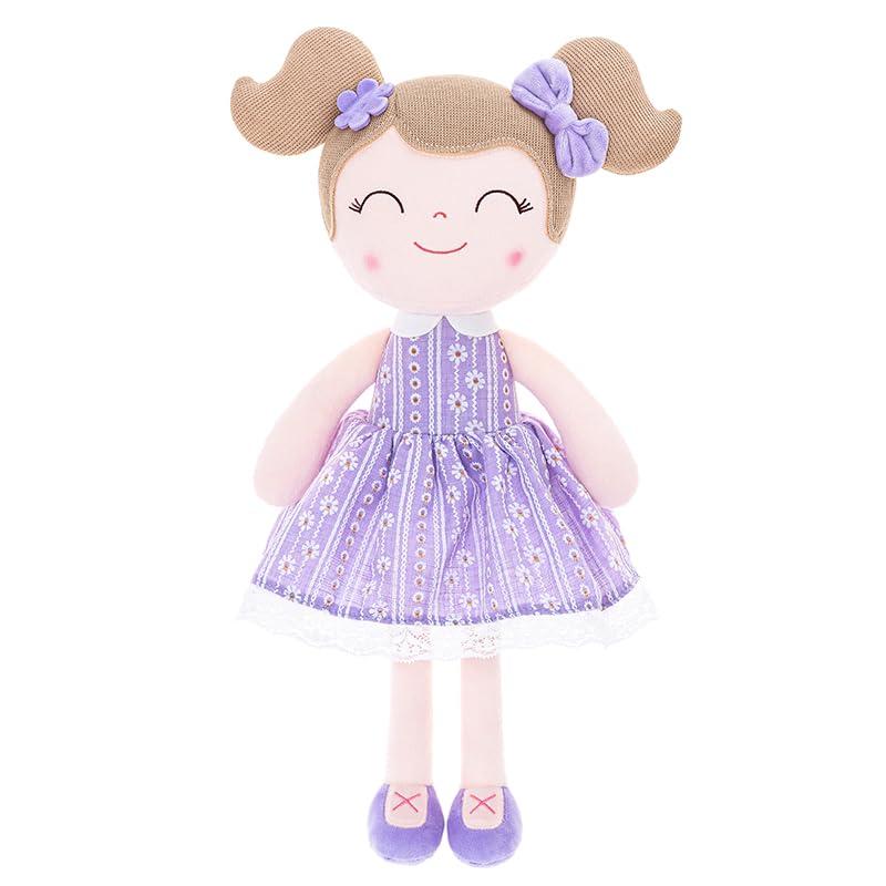 Gloveleya Gloveleya Dolls Baby Girl Gifts Soft Plush Lavender Daisies Doll 16 inches