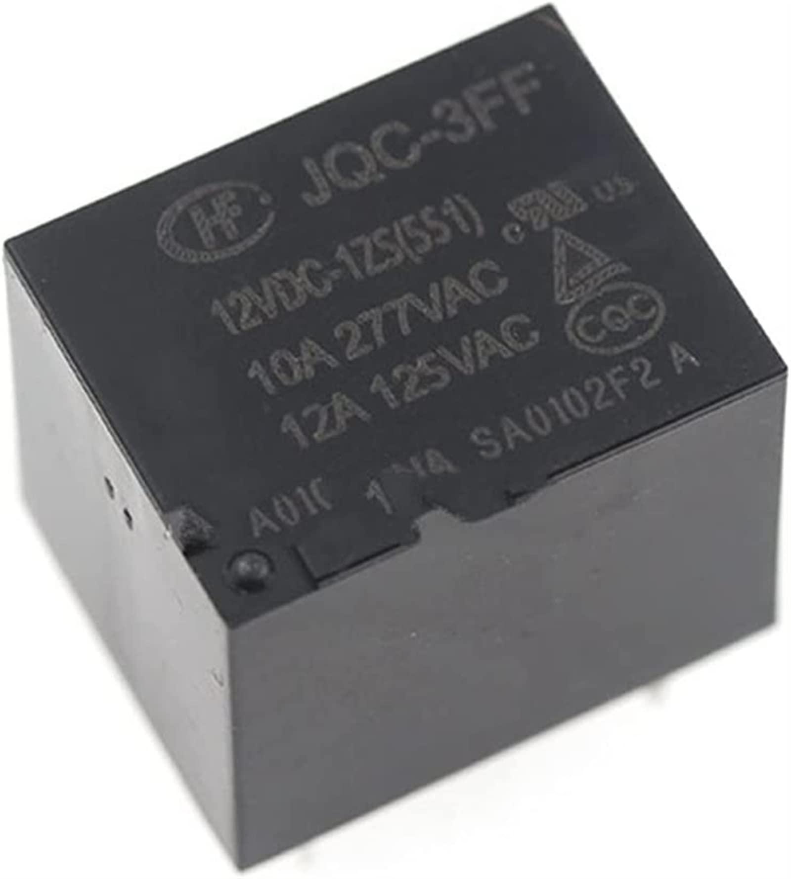 POWTAXBJGD POWTAXBJGD Relays Relay 5PCS HF- JQC-3FF-5 005 9 009 12 012 24 024 VDC -1ZS 1HS Relay (Size:JQC-3FF-024-1HS-)