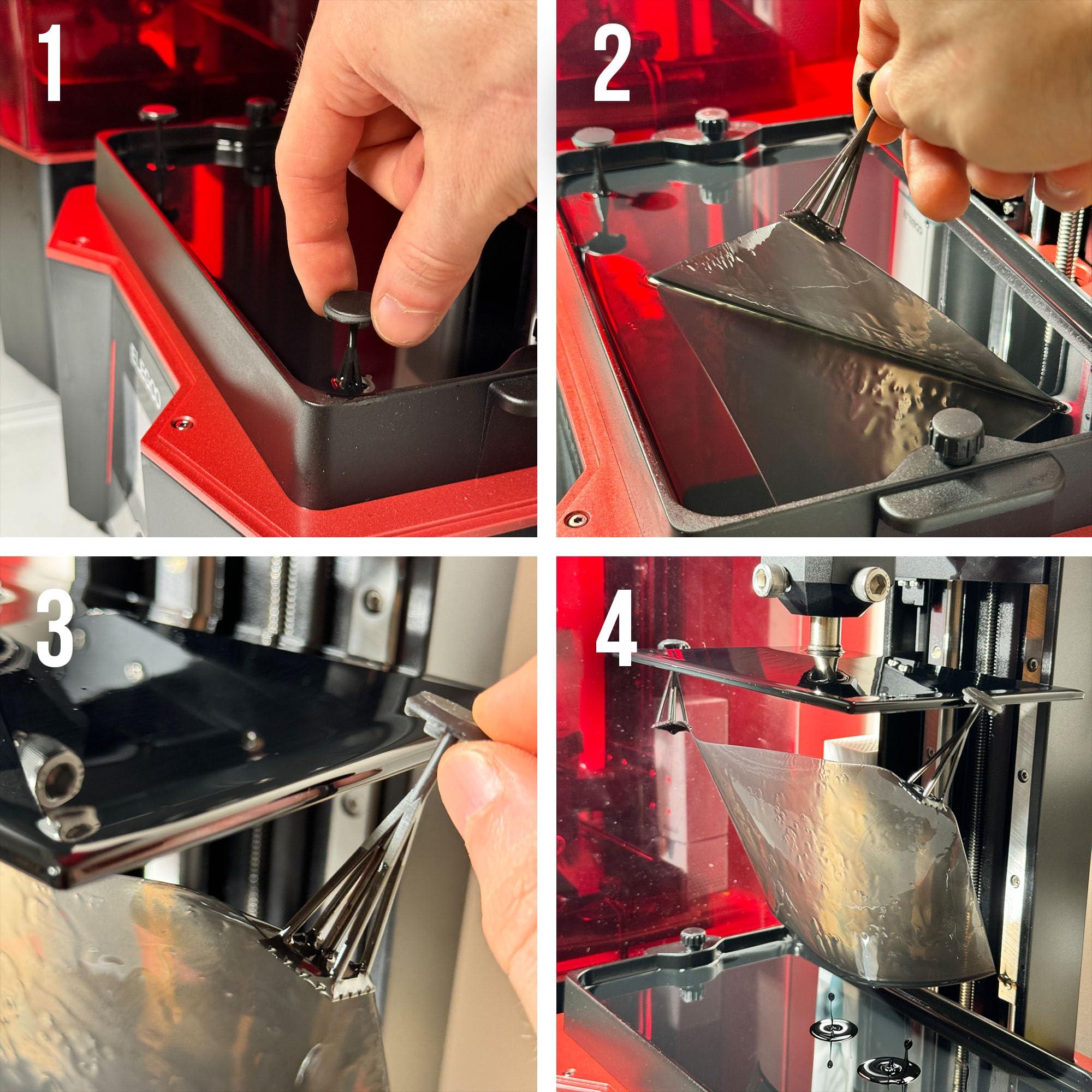 Generic 20x Resin 3d Printer Tank Cleaning Tool - Clean off the FEP/Release Film in Your Vat FAST - Mars Saturn Jupitor Photon Mono Halot Mage One Sonic Mini Mighty Mega (20pc)