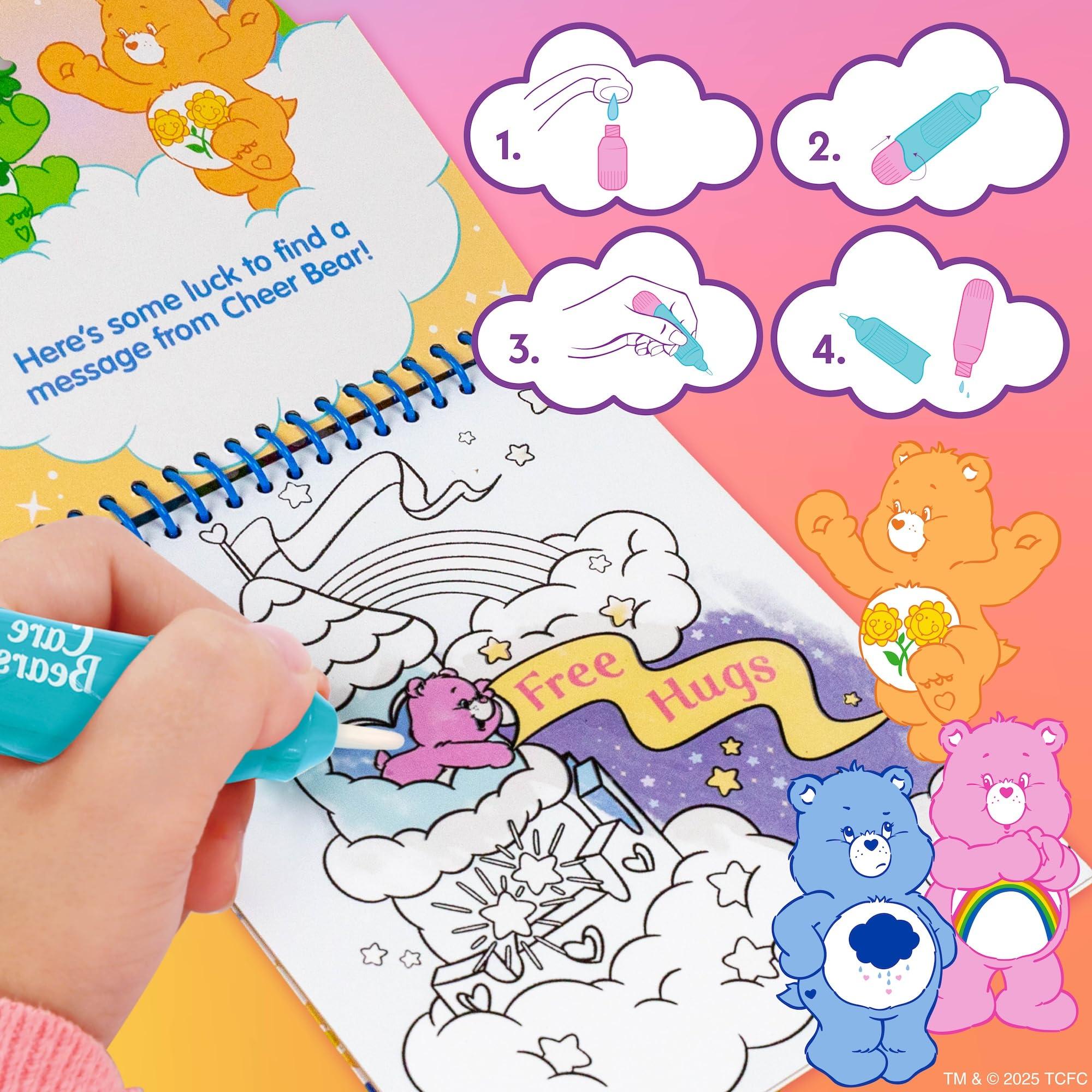 Horizon Group USA Care Bears Aqua Art, Paint With Water Books for Kids, Reusable Water-Reveal Activity, Mess Free Coloring for Toddlers, Fun Toddler Toys, Road Trip Activities For Kids, Airplane Toys For Toddlers 1-3