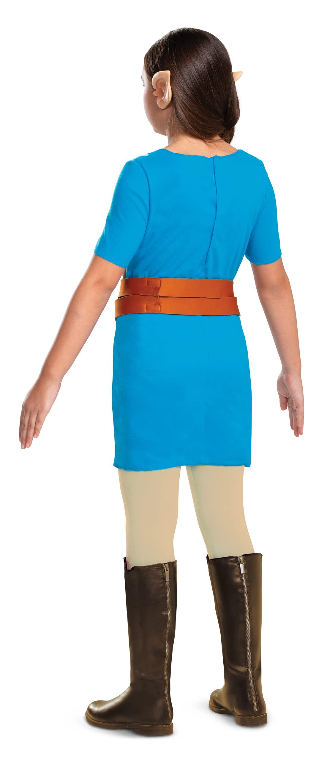 Disguise Link Costume for Kids, Official Zelda Breath of The Wild Costume, Classic Child Size Large (10-12) Multicolored