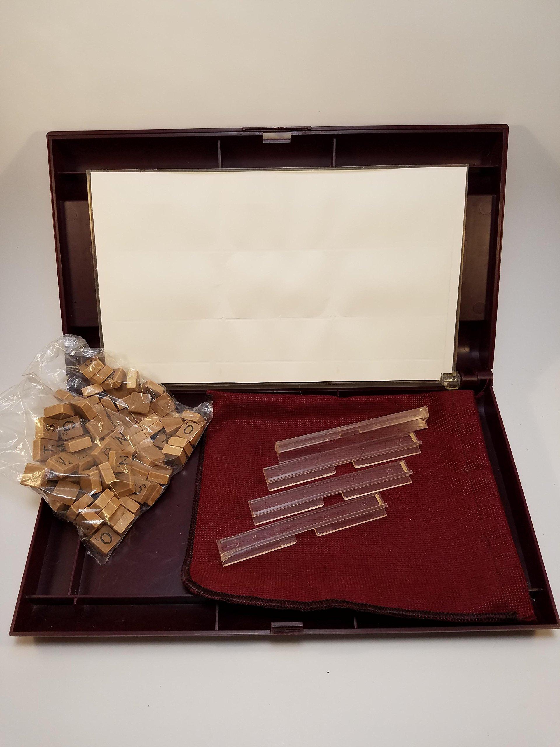 Scrabble Deluxe Travel Edition Scrabble Crossword Game, Deluxe Travel Edition