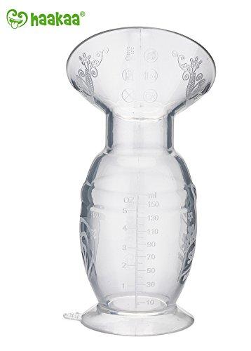 haakaa Haakaa New Silicone Breast Pump 150ML with Suction 100% Food Grade Silicone BPA PVC and Phthalate Free (150ml)