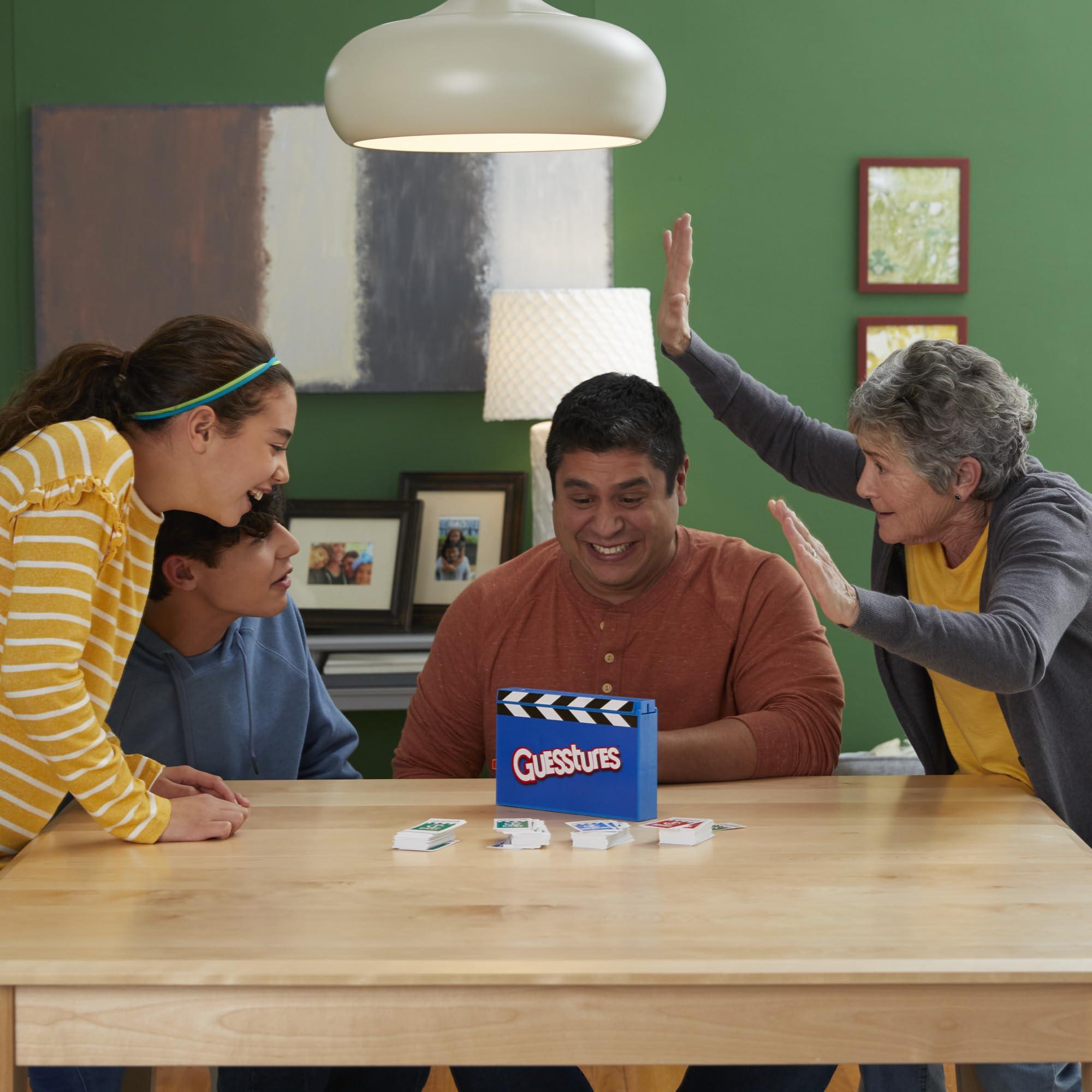 Hasbro Gaming Hasbro Gaming Guesstures Game, Charades Game for 4 or More Players, Family Party Game for Ages 8 and Up