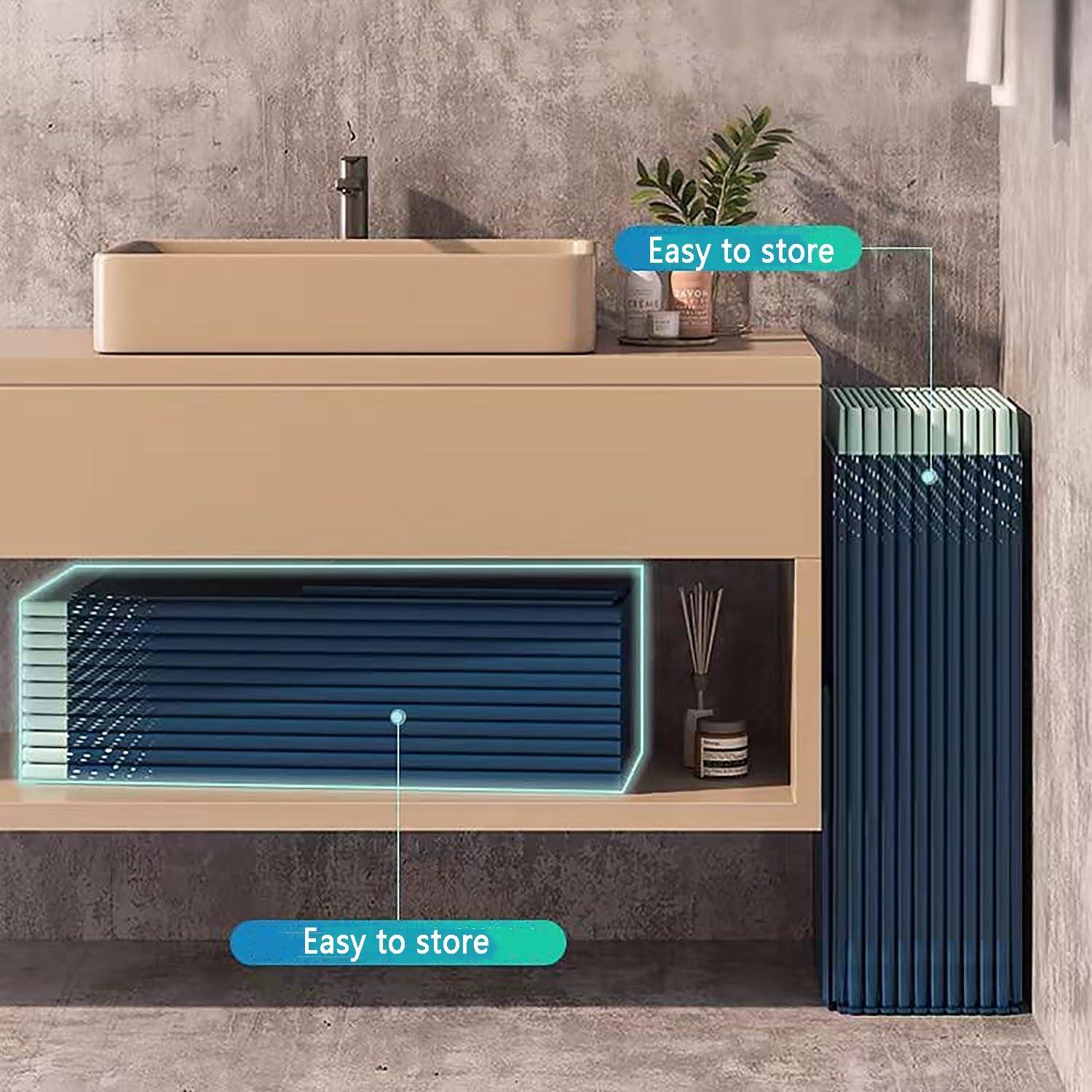 HSPLXYT Paddling Pool/Kiddie Pool, Foldable Pool, Non-Inflatable Kids\' and Adults\' Swimming Pool, Hard Plastic Shell, Backyard Dog Pools,Easy to Install, Easy to use(Size:1.6m/5.24ft)