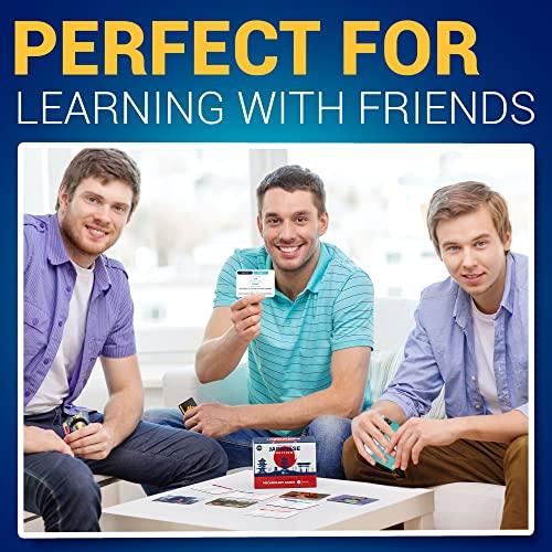 Briston Japanese Vocabulary 300 Flash Cards - Beginner Vocab with Pictures - Memory & Sight Words - Educational Language Learning - Game Like Play - Kids, Grade School, Classroom, Homeschool - 2023 Edition