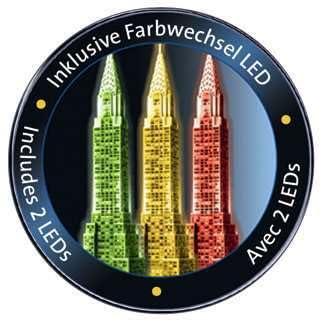 Ravensburger Ravensburger - Chrysler Building 3D Puzzle - Night Edition - 216 Piece 3D Jigsaw Puzzle for Kids and Adults - Easy Click Technology Means Pieces Fit Together Perfectly