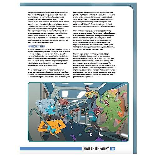 Modiphius Modiphius: Star Trek Adventures Star Trek: Lower Decks Campaign Guide - Expansion Hardcover RPG Book, New Content, Black