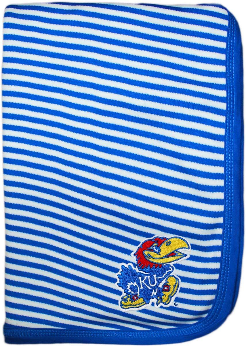 Creative Knitwear Creative Knitwear Kansas Jayhawk Striped Baby and Toddler Blanket