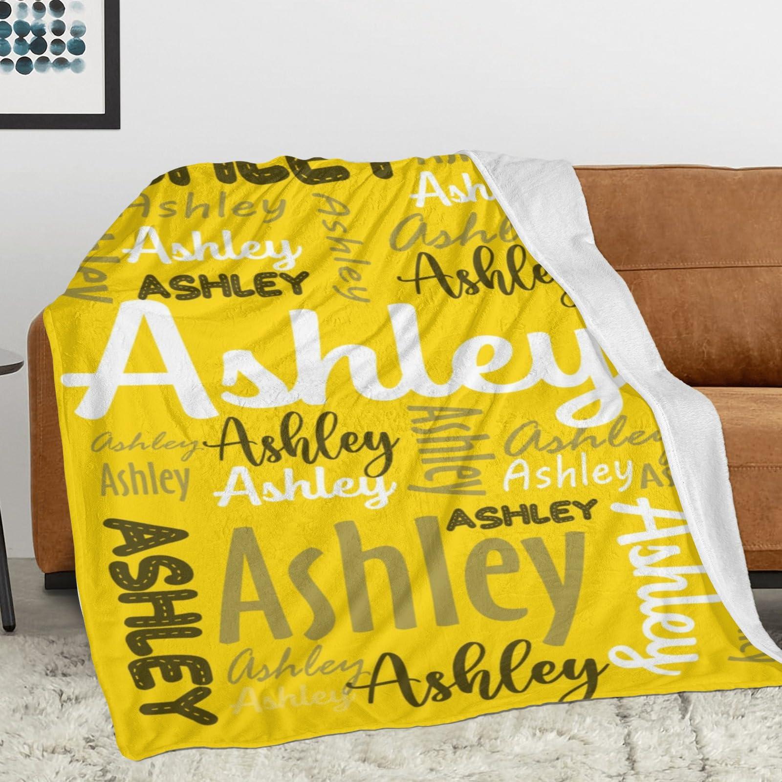 Dr.TOUGH Dr.TOUGH Personalized Blanket for Kids Baby Adults Custom Name Blankets Personalized Blanket with Name Gift for Christmas Birthday Valentines Day