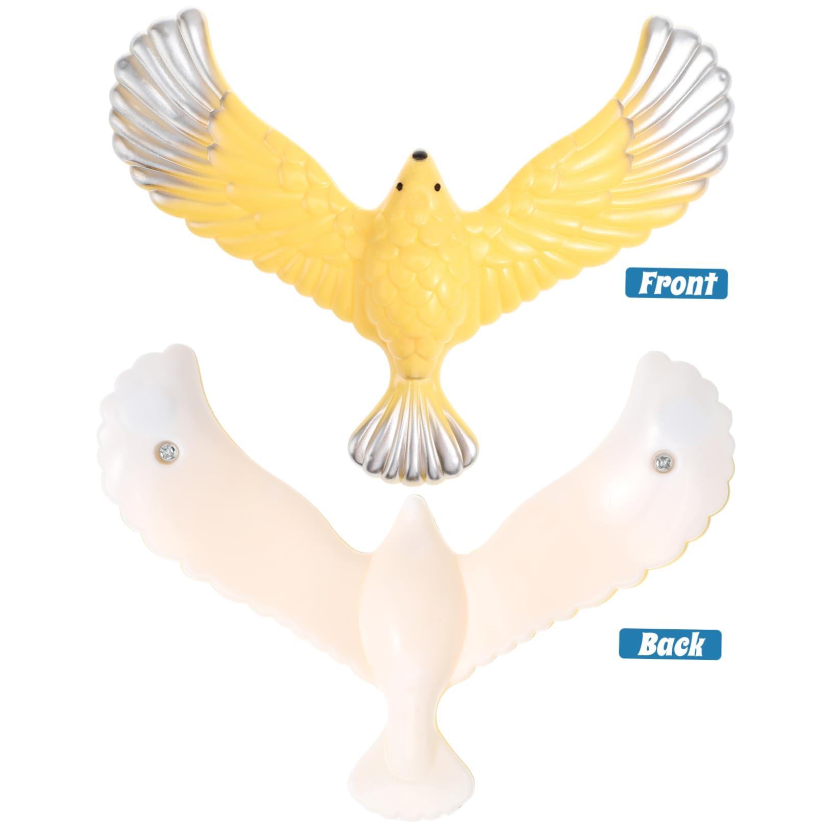 Alasum 12 Pcs Balance Bird Toy Novelty Trick Owl Balancing Gravity Bird Balancing Balance Finger Bird Puzzle Beak Chain Pyramid Balance Eagle Children Balancing Eagle Plastic