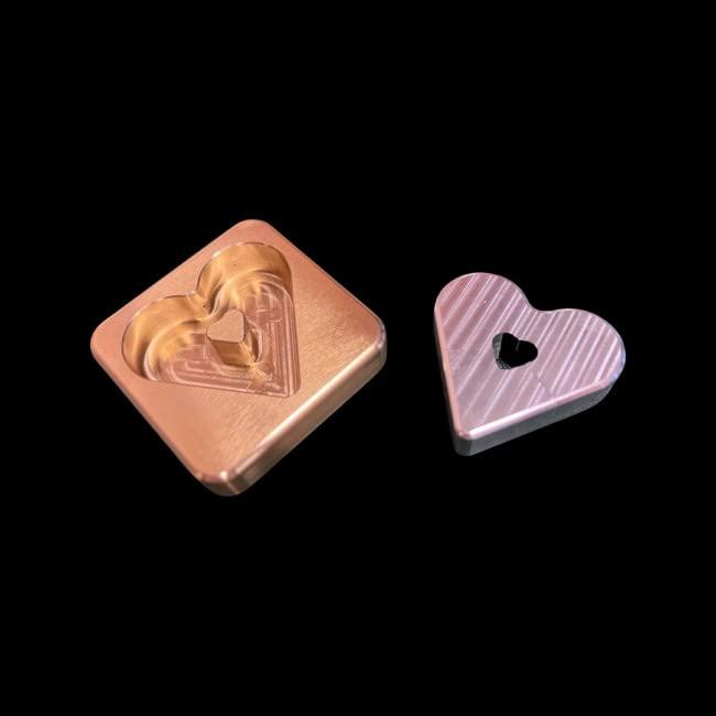 JP GAMES LTD Heart in Heart Puzzle - Luxury Collectible Metal Puzzle by Wil Strijbos, Streetwise Puzzles