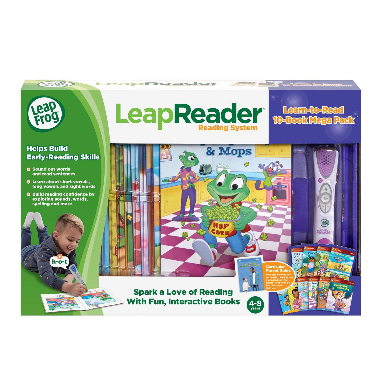 LeapFrog LeapFrog LeapReader System Learn-to-Read 10 Book Mega Pack, Pink