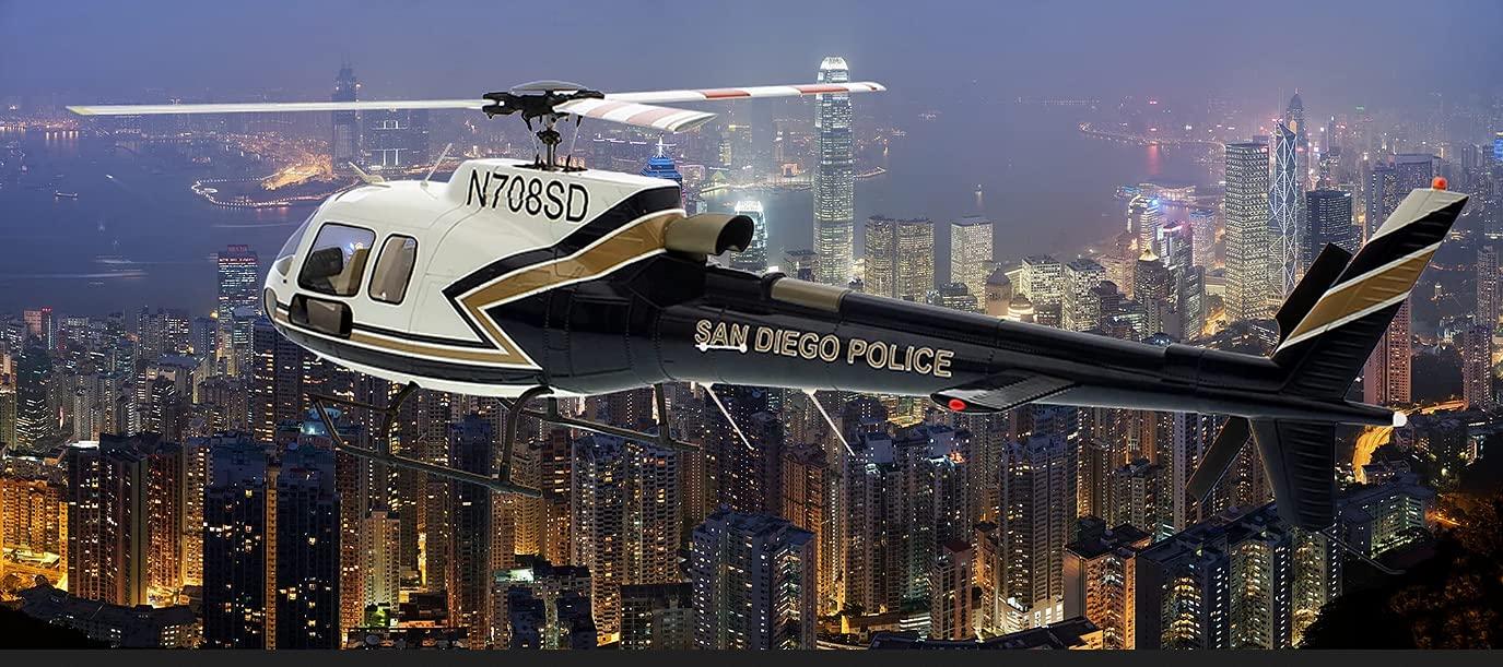 ZYHOBBY RC Helicopter Fuselage AS350 470 Size ARF KIT Version Fuselage Helicopters Diego Police